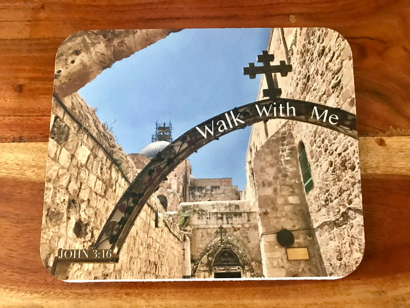 Walk With Me / John 3:16 - Mouse Pad